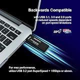 ARCANITE PLUS 1TB Portable SSD USB 3.2 Gen2 600MBs Read 500MBs Write UASP view 3