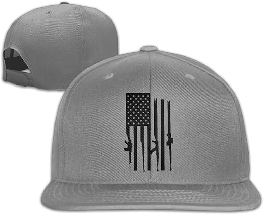 mens fitted flat bill hats