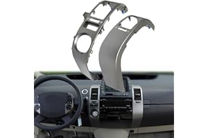 NLQR 1 Pair Center Inner A/C Dash Air Vent Cover Trim Panel Compatible with Toyota Prius 2004-2009 55670-47060 55680-47020 Left and Right Air Vent Outlet Panel