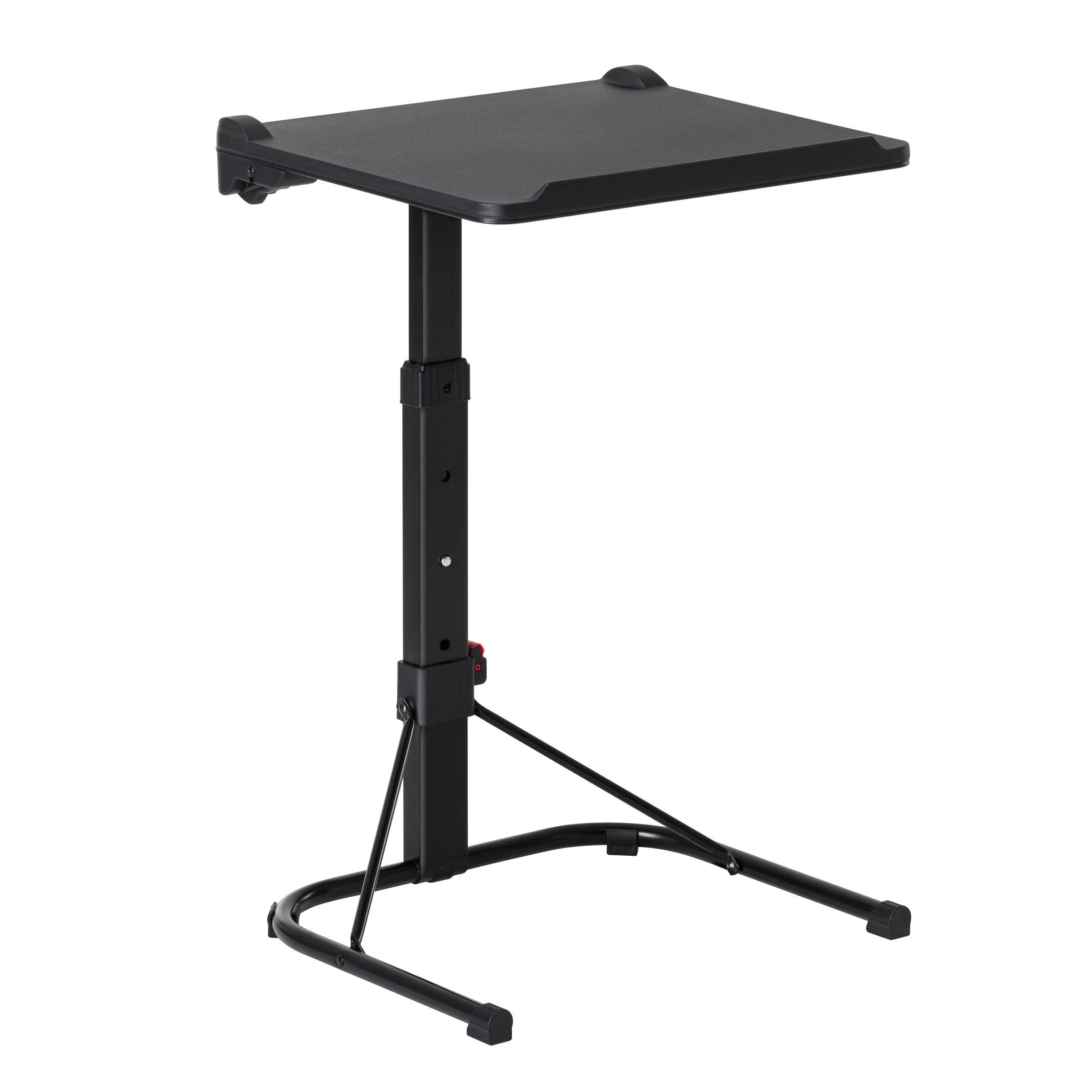 Photo 1 of Maarch Folding TV Tray Table, Adjustable TV Dinner Table, Foldable Tray Table for Eating and Laptops, Wall Mountable, Black