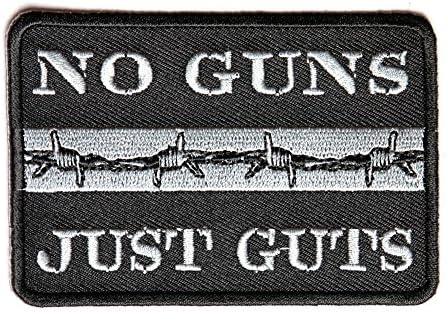 No Guns Just Guts Thin Silver Line Corrections Patch