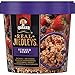 Quaker Real Medleys Oatmeal+, Summer Berry, Instant Oatmeal+ Breakfast Cereal, 2.46 oz Cup (Pack of 12)