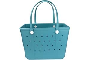 Addoklm Beach Bag, Rubber X Large Tote Bag for Waterproof, Washable and Durable Open Handbag for Boat Pool Sports Gym