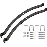 Helper Spring Kit 2000 LBS Leaf Spring Load Assist for Pickup Trucks SUVs | Heavy Duty Suspension Support for Towing, Hauling and Trailer Applications, Enhances Rear Support Under Load
