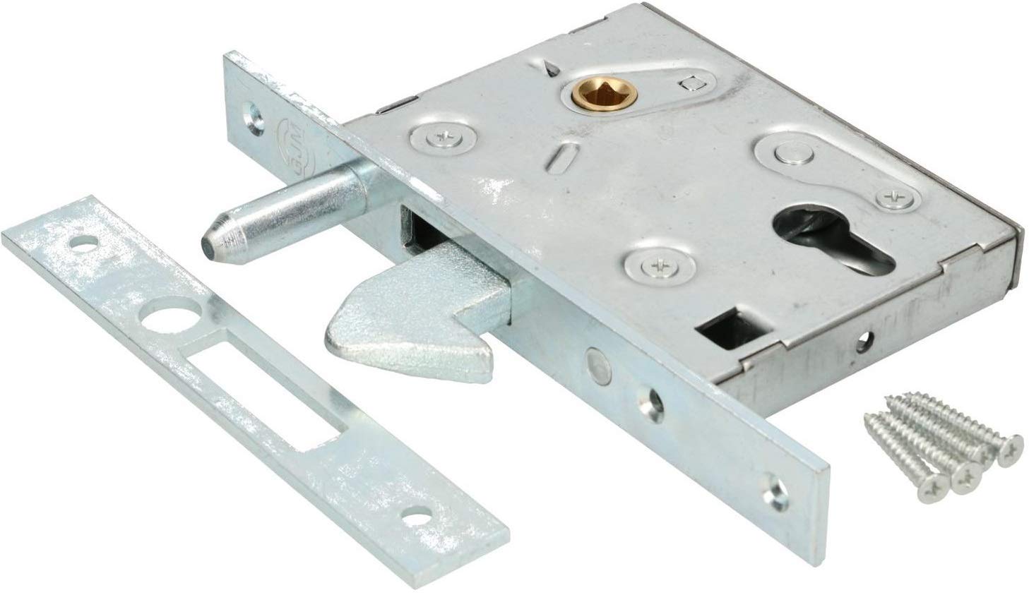 KOTARBAU® Hakenschloss Schiebetore Einsteckschloss F-60 Schlosskasten