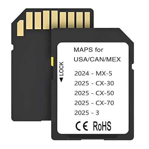 2025 2026 Latest Navigation sd Card Memory Compatible with Mazda 2024 ...