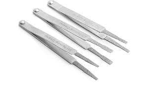 Caoeal 3Pcs Diamond Tip Electrical Connector Cleaner Set, Electrical Terminal Cleaner, Auto Repairing Hardware Tool for Small Electrical Spade Pin Connector