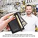 Luxe Leather Front Pocket Slim Minimalist RFID Blocking Wallet for Men & Women (LX003),Black