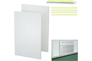 SZKXMJ Window Air Conditioner,Side Insulated Foam Panel, Summer/Winter Heat and Draft Insulating,Simple Set Panels Window Seal