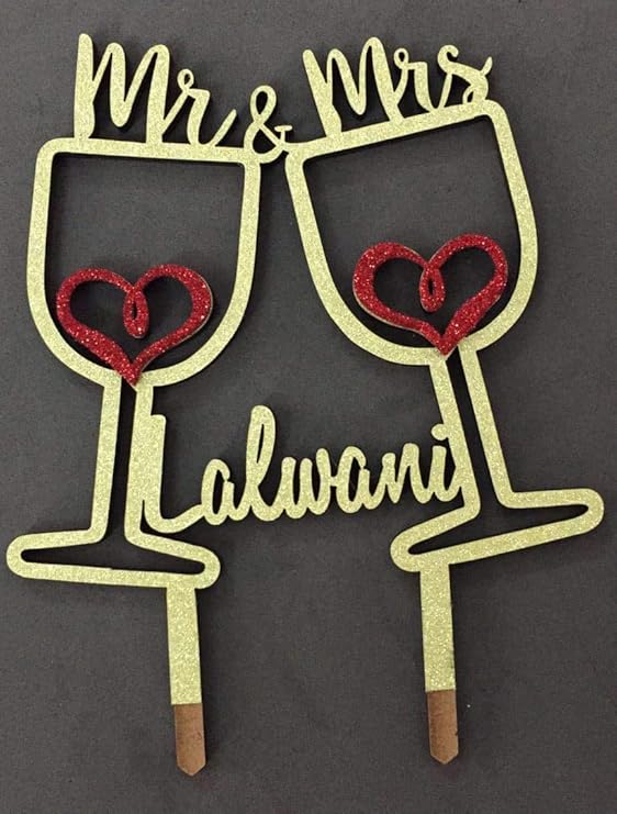 Buy OM KRAFT Personalised/Customized Cake Topper Online at