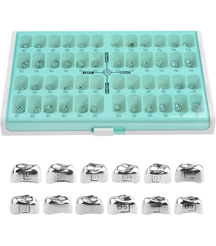 Amazon.com: Angzhili 64 Pcs Deciduous Transparent Crowns Kit