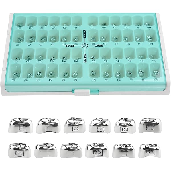 Amazon.com: Angzhili 64 Pcs Deciduous Transparent Crowns Kit
