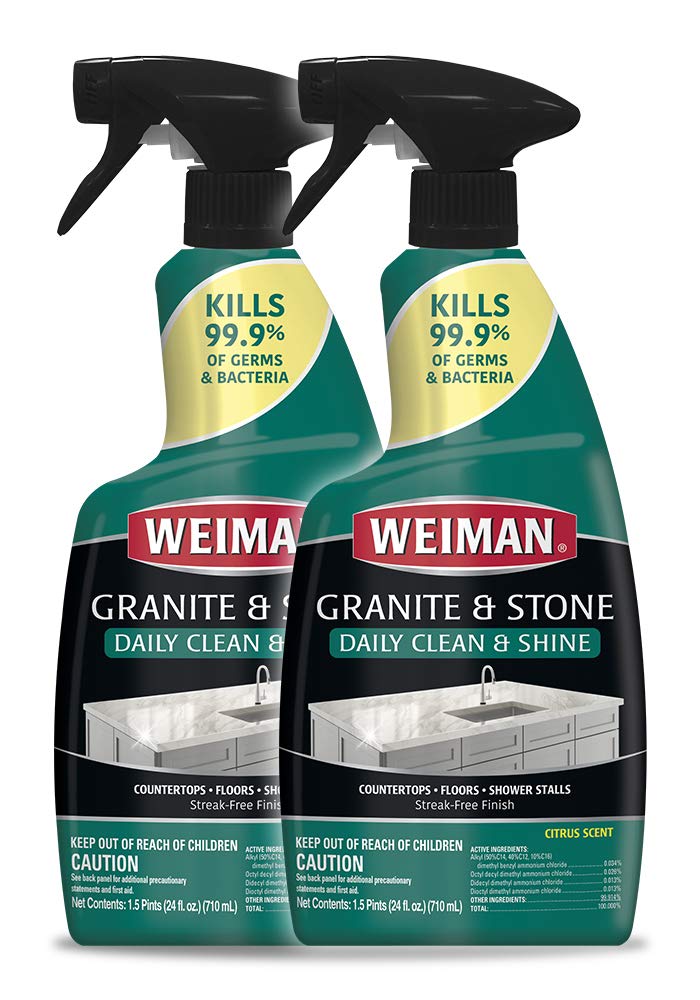 Buy Weiman Disinfectant Granite Daily Clean & Shine 24 Ounce (2 Pack