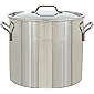 Bayou Classic, Stainless Steel Brew Kettle, 20 quart