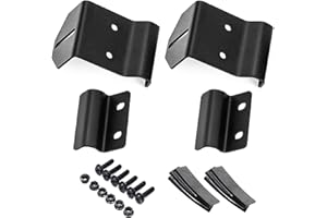 DARSEITY Front Upper Windshield Pro-fit Cage 50 inch Curved Straight Light Bar Mount Bracket for Polaris Ranger 500 570 Crew XP 900 1000