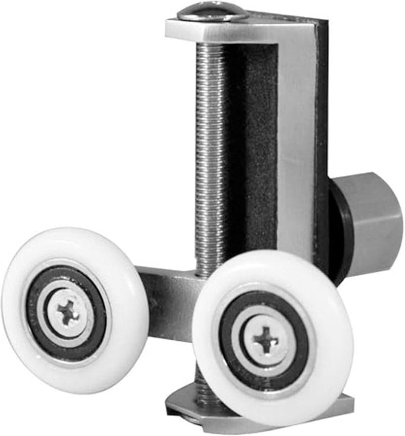Uniwheel Shower Door Runners Pair - Adjustable Replacement for Hinged/Quadro