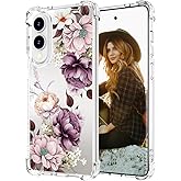 Hungo Compatible for Samsung Galaxy S25 Edge Case for Women Girls Clear Design Cute,Girly Girls Flower Skin Pink Rose