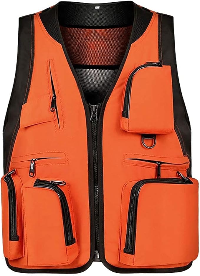 XIEZI Fishing Vest for Men Outdoor QuickDry Net Vest Fly Fishing Vest
