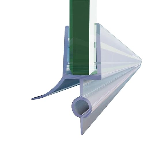 SUNNY SHOWER Frameless Shower Door Sweep for 1/4" Glass 28" Length