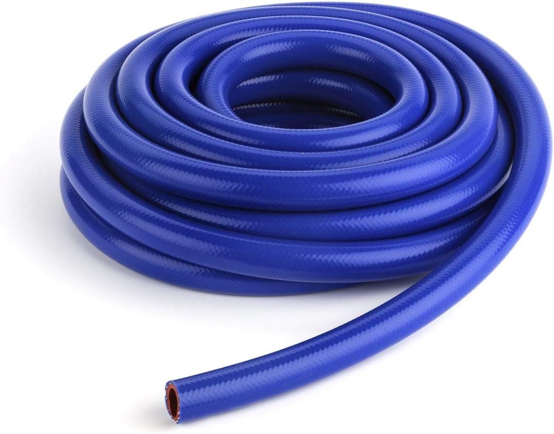 FLEXFAB 1" Blue Silicone HI-Temp Hose (Made in USA) (Blue, 5 FEET)