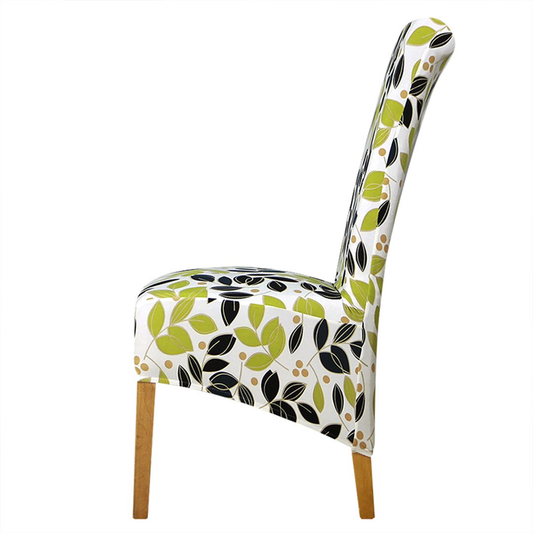 BHFSLKF Large Size Long Back Chair Cover King High Back Spandex Fabric Chair Covers Restaurant Hotel Party Banquet Chair Slipcovers 125819XL XL sizes