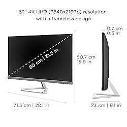 ViewSonic VX3276-4K-MHD 32 Inch 4K UHD Monitor with