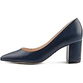 JOY IN LOVE Pumps for Women Chunky Heels Comfortable Block Heel Work Dress Pump Shoes