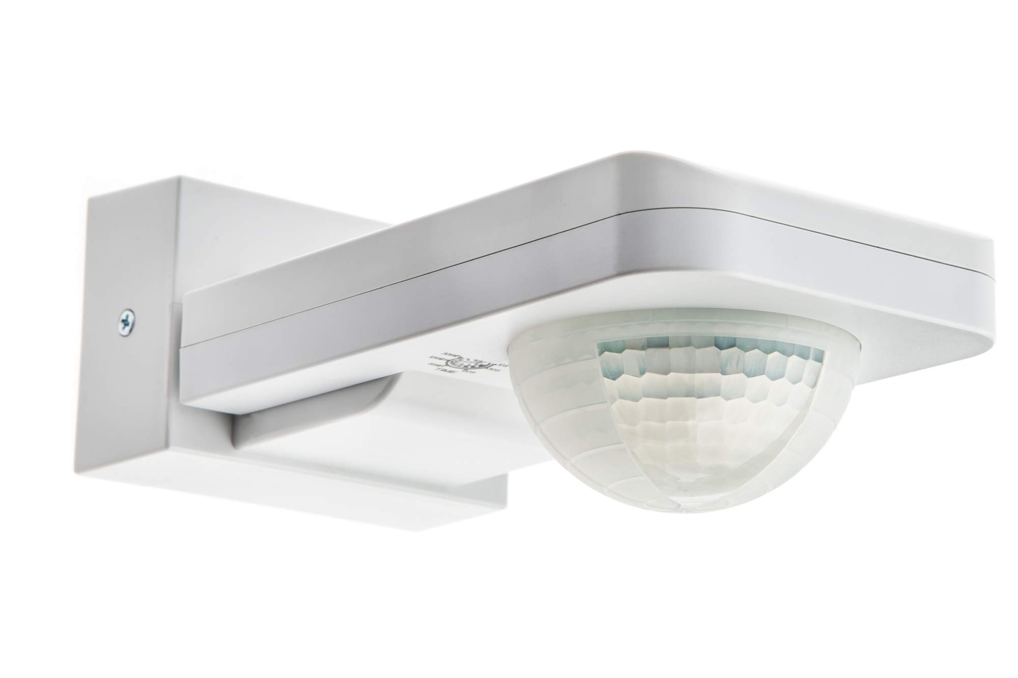 HUBER Motion 6, Motion Detector 360 °, White, 3 sensors and Matrix Lenses, Including Creep Protection and Area limitation, Wall and Ceiling mounting, IP65 Protected