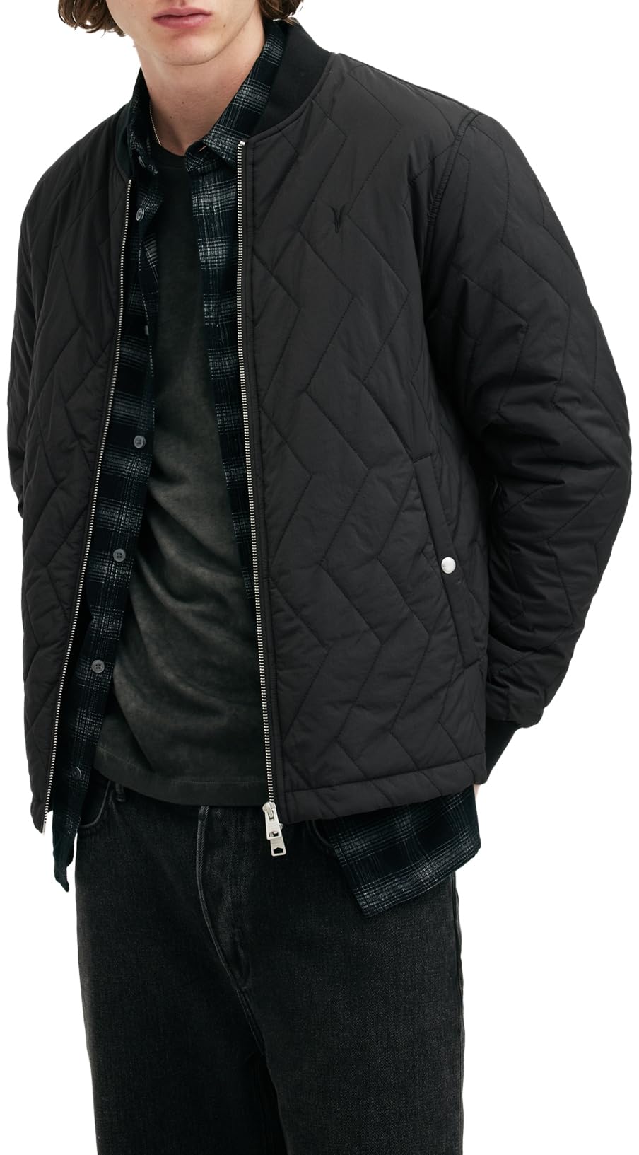 Photo 1 of AllSaints Men's tyk Jacket, Black