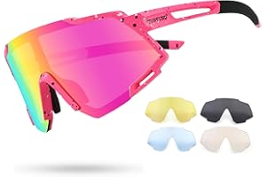 TUNFUND Viper Sunglasses Polarized Youth Teen Kid Boy Girl Age 10-15 for Cycling Sports Fishing Runing Baseball UV400