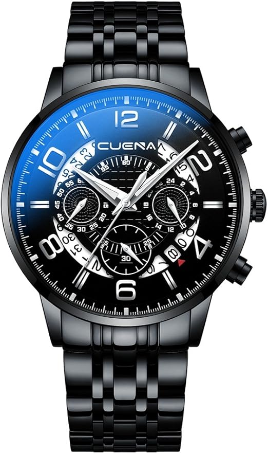 CUENA Men's Waterproof Quartz Watch 