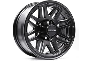 RACELINE BY ALLIED WHEEL 13x4.5 944B Outlander Black Aluminum Trailer Wheel 5x4.5 by Raceline wheel