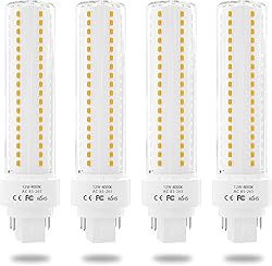 Lustaled LED Gx24q 4-Pin Base Light Bulb, 12W Gx24