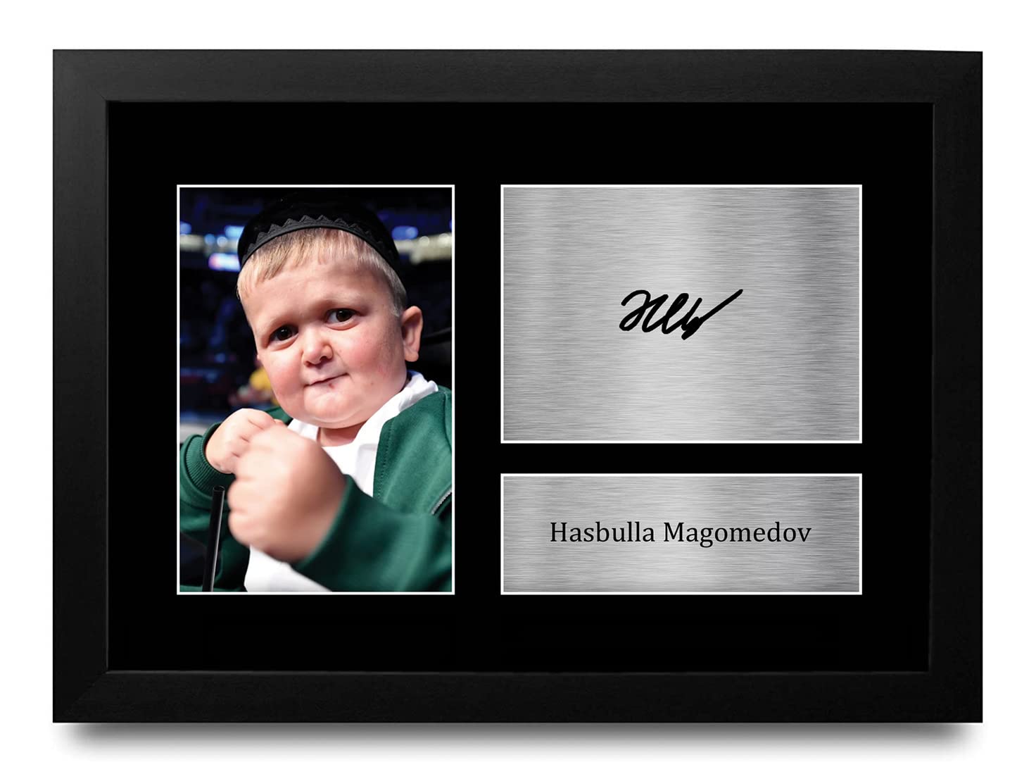 HWC Trading FR A4 Hasbulla Magomedov Gifts Printed Signed Autograph Picture for Followers & Fans - A4 Framed