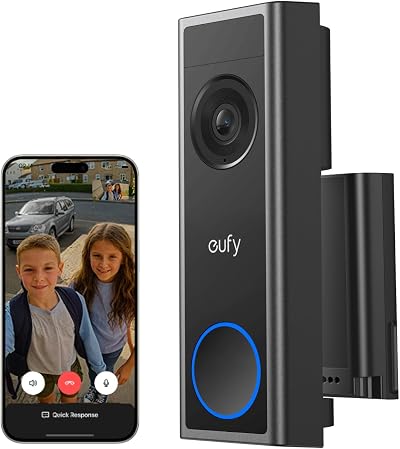 eufy Security C31 Video Doorbell 2K FHD Dual Power Options Smart Home Alexa