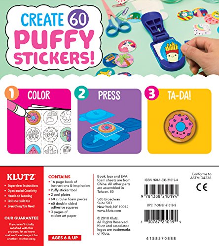 Klutz Make Your Own Puffy Stickers | Pricepulse