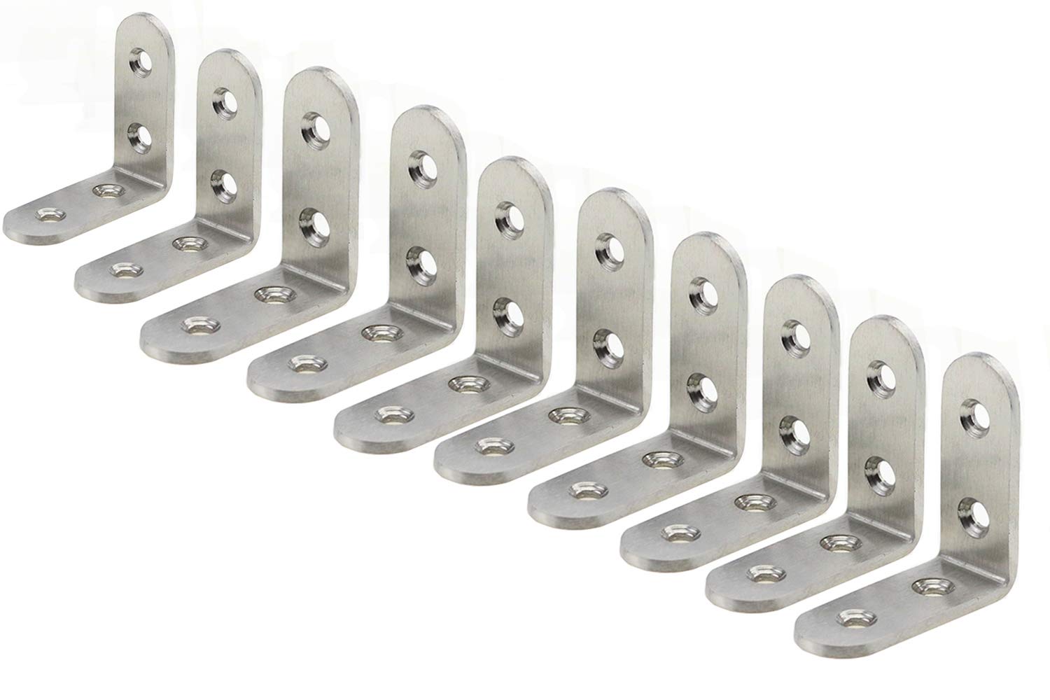 Heavy Duty Corner Brace"L" Angle Stainless Steel Bracket Shelf with