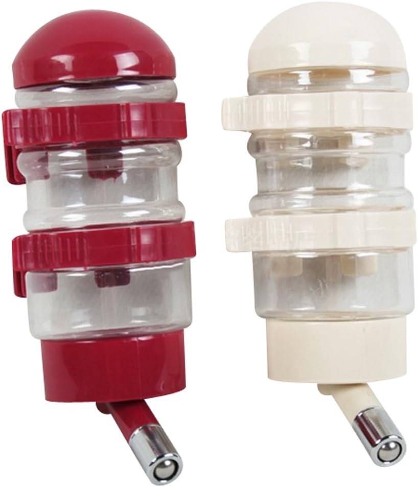 DELIFUR Portable Dog Travel Water Kettle Cat Dog Water Dispenser Pet Travel Water Bottle Foldable Pet Dog Cat Travel Water Drinking Feeder (Red) - Image 3