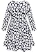 Bonny Billy Girl's Long Sleeve Daisy Print Children Skater Dress