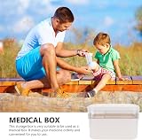 Accmuzzy Lockable Medicine Storage Box, 2-Layer Organizer for Home & Office view 7