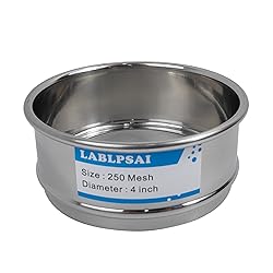 LABLPSAI 250 Mesh Lab Sieves 4" Diameter 304