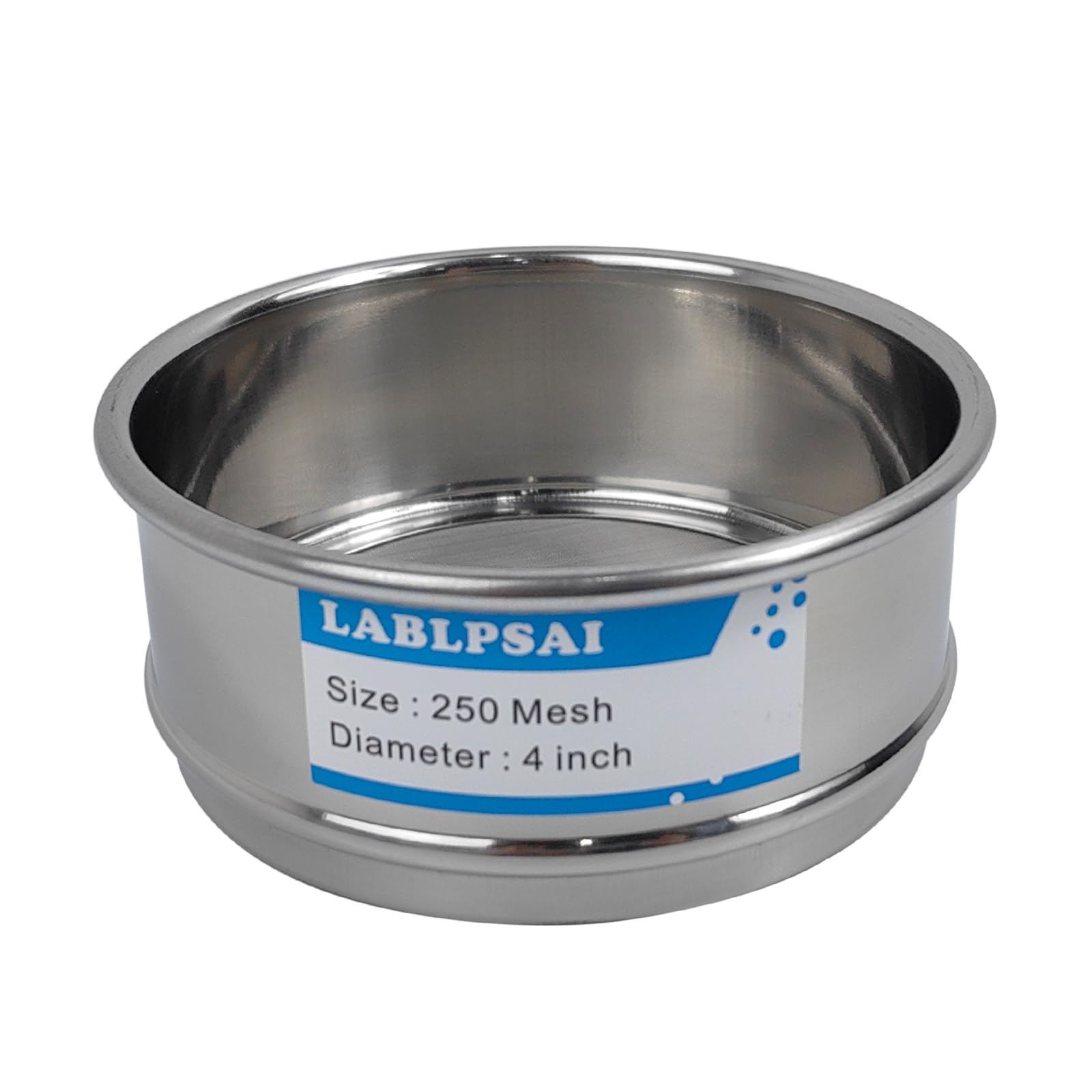 LABLPSAI 250 Mesh Lab Sieves 4" Diameter 304