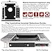 AFUNTA Ultrabay SATA 2nd HD Hard Drive Caddy Tray Compatible Lenovo ThinkPad T420i T510 W510 T520