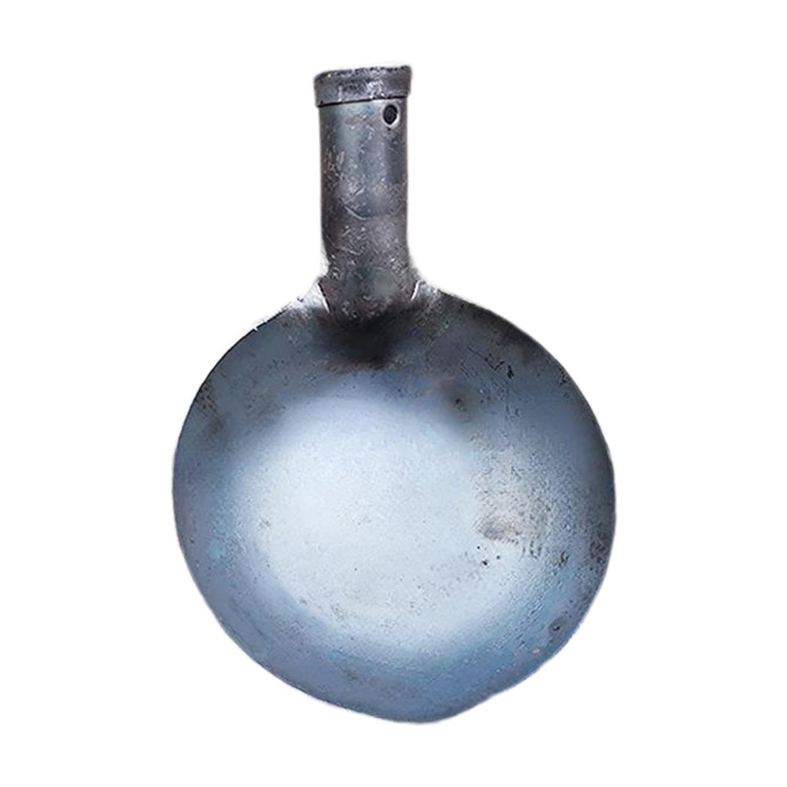 F Fityle Sewer Spoon Septic Tank Tool Heavy Duty Iron Water Ladle Accessories Cleaning Spoon Sifting Shovels Manure Spoon Drains Lawn, Diameter 13cm