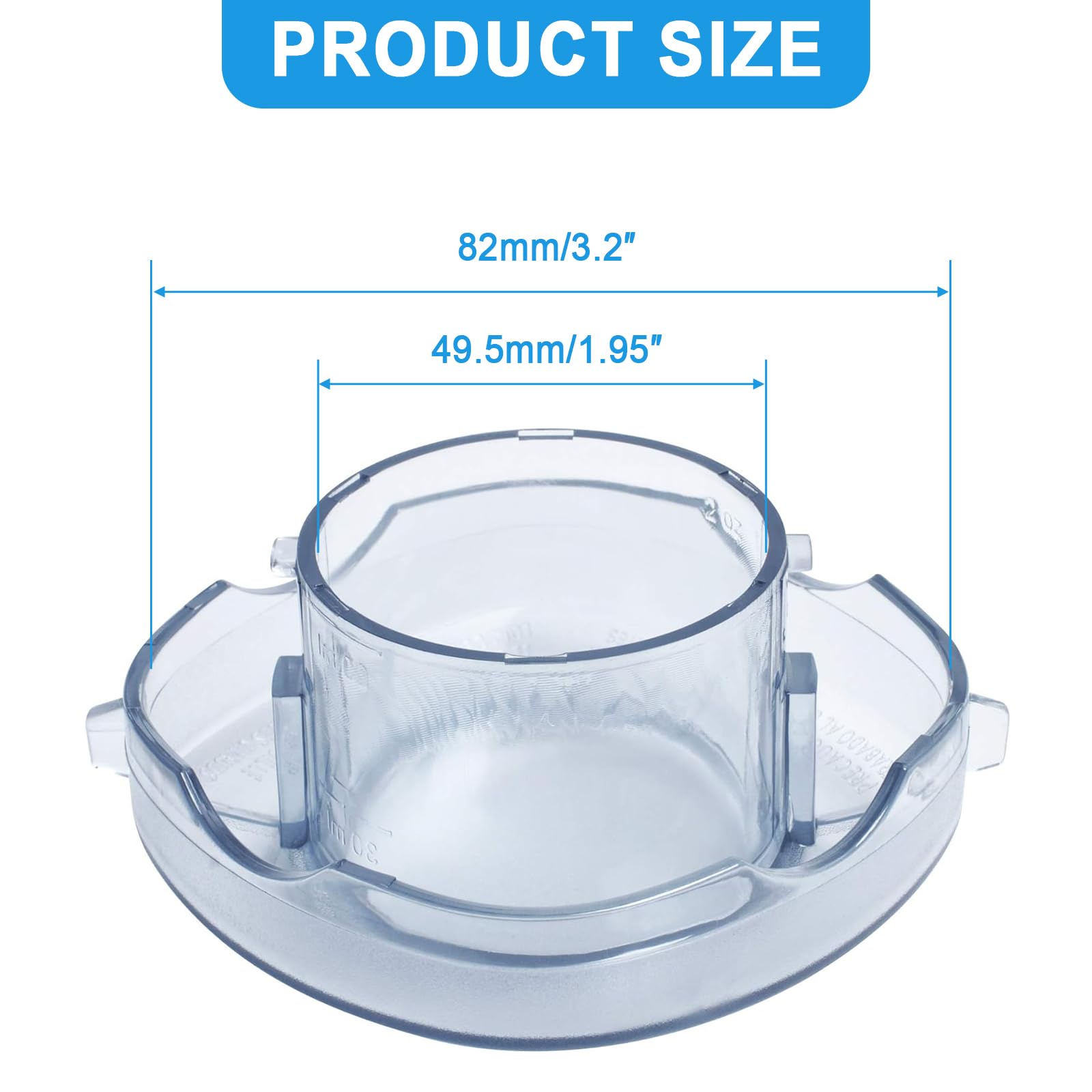 Lid Plug Replacement for Vita-mix 64 oz Container Blender Accessories Fits for Drink Machine 2 Speed, Vita Prep,Vita Prep 3, Xl High Profile 64 oz Container