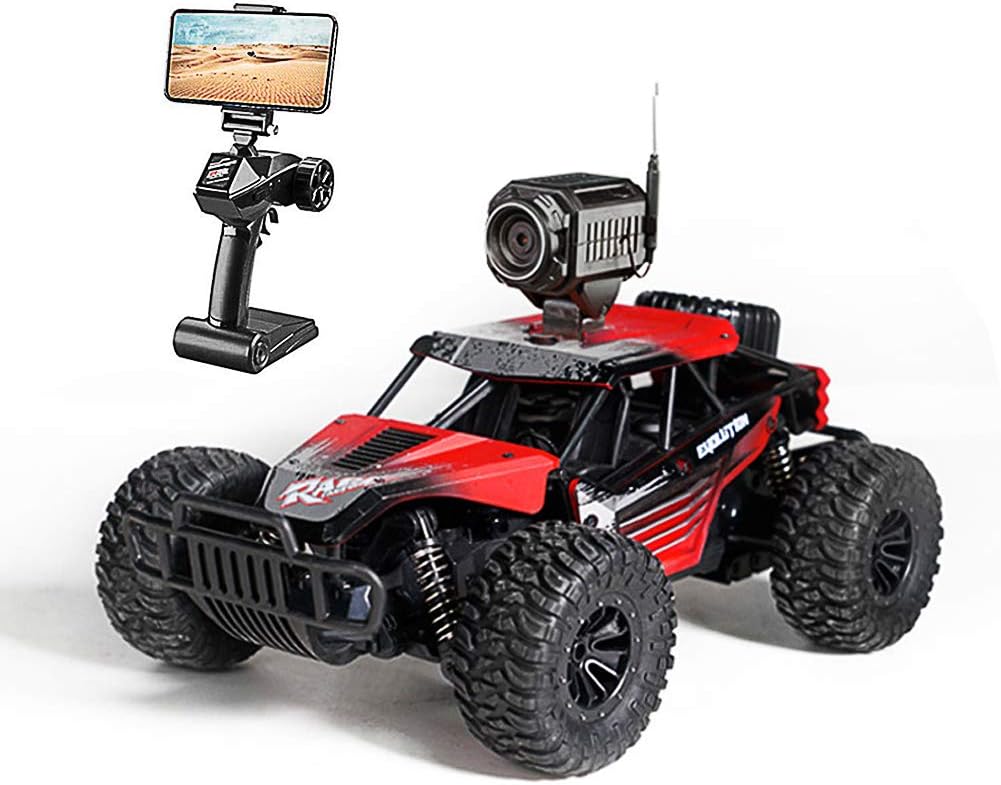 ZHIHQ RC Car, with HD Camera 1:16 25Km/H High Speed Off-Road Vehicle Terrain RC Car, 2.4Ghz Drift Remote Control Car, High And Low Speed Adjustable, Best Gifts for Children And Adults