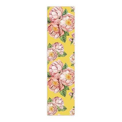 YaYa Cafe Floral Flower Tempting Marvelous Printed Table Runner for Dining Table - 12 x 48 inches