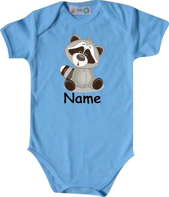 Shirtinstyle Baby Body Mit Frosch Motiv & Wunschnamen - Bio-Baumwolle GOTS Zertifiziert