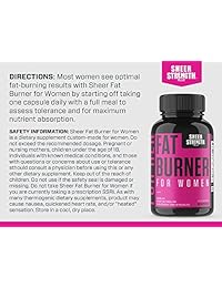 Sheer quemador de grasa para mujeres 2.0 – Fat Burning la Suplemento termogénica, el...