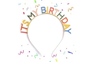Hazyore Birthday Crown Birthday Headband, It's My birthday Headband for Women and Girls Decorations, Great Gifts Crown Gift Party Decorations for Women Girls